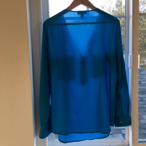 Calvin Klein Zip Blouse - Picture 6 of 8